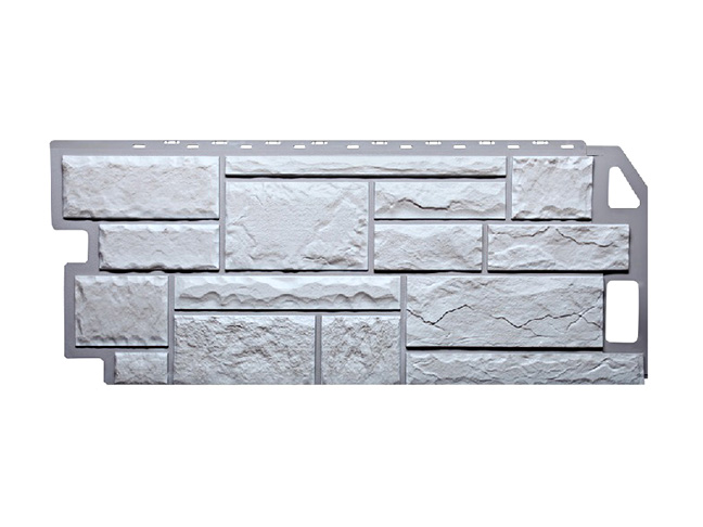 FineBer фасадная панель Камень Natur Мелованный белый (1,137м*0,470м) 0,457м2 (10)