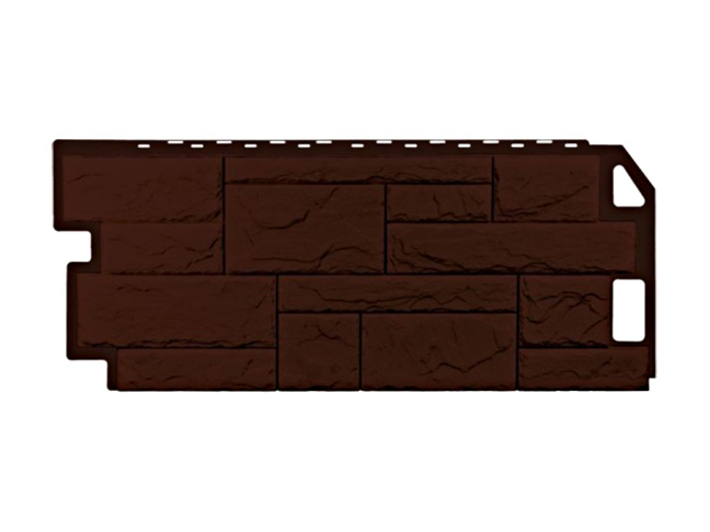 FineBer фасадная панель Камень Природный коричневый (1,085м*0,447м) 0,402м2