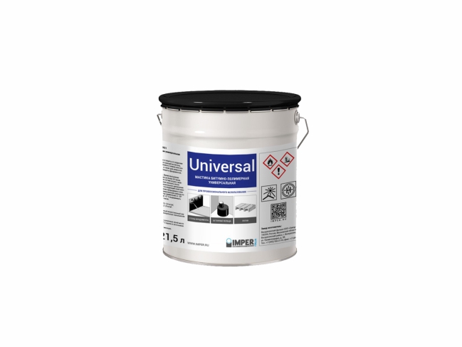 IMPER Universal мастика битумно-полимерная 20кг, ведро 21,5л
